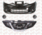 Load image into Gallery viewer, FOR NISSAN QASHQAI FRONT BUMPER COMPLETE KIT 2014 - 2017 STANDARD MODELS NO PDC WASH