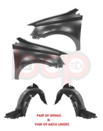 Load image into Gallery viewer, VOLKSWAGEN POLO 6R 2009 - 2017 FRONT WING &amp; SPLASHGUARD INNER ARCH BOTH SIDES

