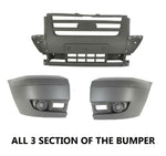 Load image into Gallery viewer, FORD TRANSIT FRONT BUMPER MK7 2006 - 2014 COMPLETE ALL 3 SECTIONS OEM QUALITY
