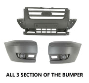FORD TRANSIT FRONT BUMPER MK7 2006 - 2014 COMPLETE ALL 3 SECTIONS OEM QUALITY