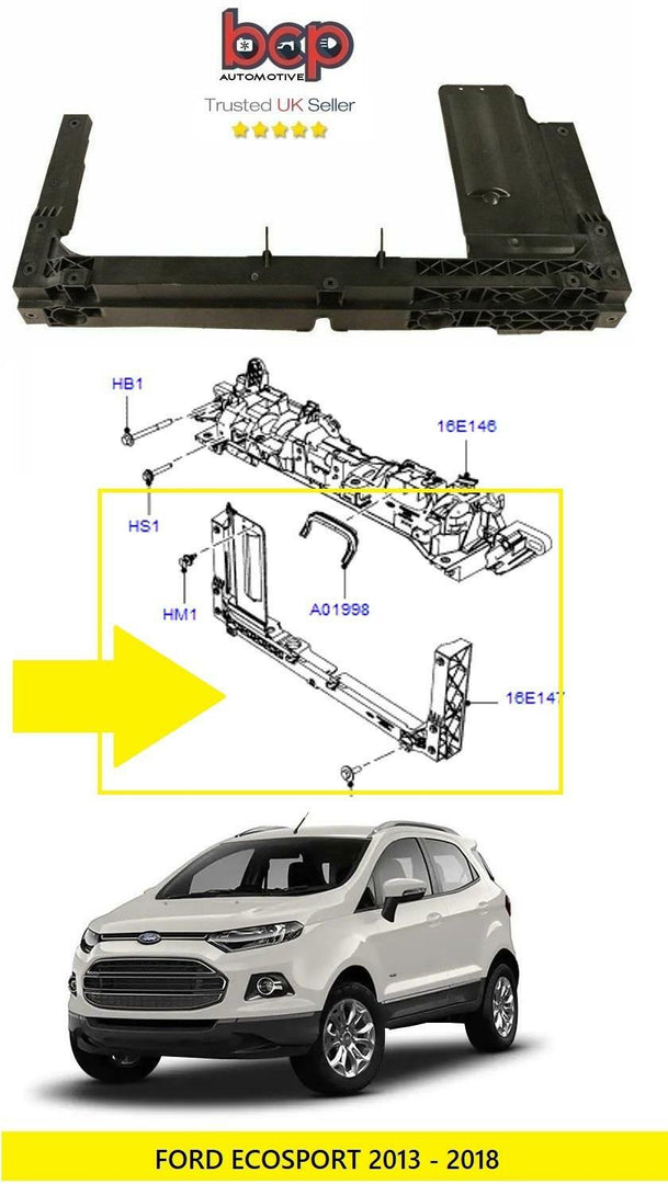 FORD ECOSPORT 2014-2018 LOWER FRONT PANEL RADIATOR SUPPORT 1785202 NEXY DAY SHIP