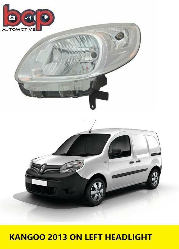 RENAULT KANGOO 2013 ON HEADLIGHT HEADLAMP CHROME LEFT PASSENGER SIDE