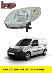 RENAULT KANGOO 2013 ON HEADLIGHT HEADLAMP CHROME LEFT PASSENGER SIDE