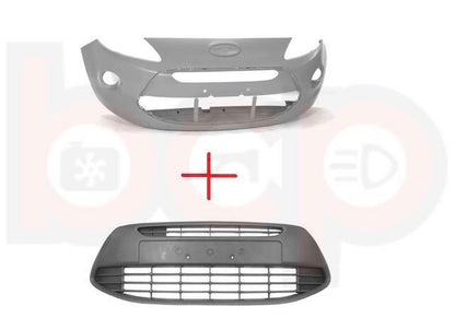 FORD KA 2009 ON FRONT BUMPER PRIMED & CENTRE GRILLE KIT