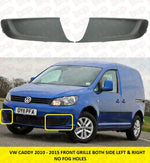 Load image into Gallery viewer, VW CADDY 2011 - 2015 FRONT BUMPER GRILLE FOG COVER LEFT RIGHT PAIR BOTH SIDES
