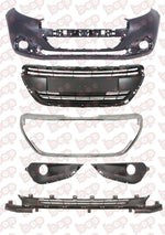 Load image into Gallery viewer, PEUGEOT 208 FRONT BUMPER COMPLETE KIT 2015 - 2020 PRIMED OE 1613478880 NEW
