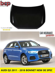 AUDI Q3 2012 - 2018 BONNET NEW PRIMED INSURANCE OEM QUALITY 8U0823029B