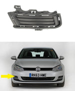 Load image into Gallery viewer, VW GOLF MK7 2012 – 2016 FRONT BUMPER LOWER GRILLE RIGHT 5G0853212D SEE IMAGE