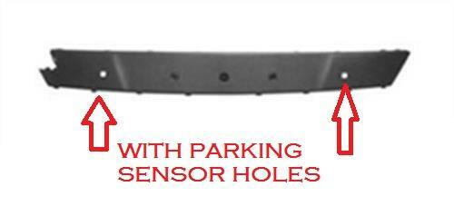 VAUXHALL ASTRA J 2012 - 2015 FRONT BUMPER MOULDING NUMBER PLATE HOLDER PDC HOLE