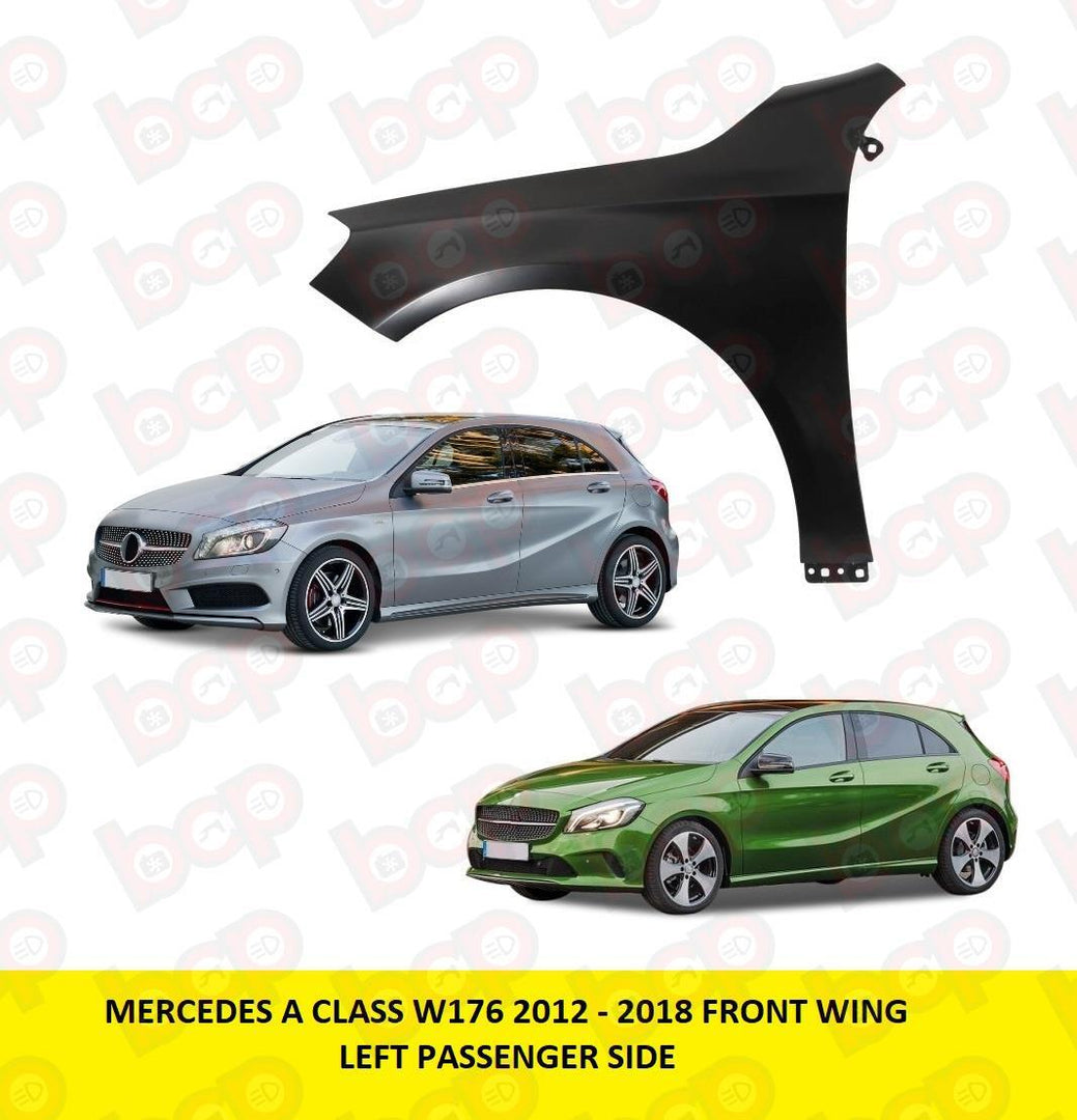 MERCEDES A CLASS W176 2012 - 2018 FRONT WING LEFT STEEL PASSENGERS PRIMED NEW