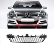 MERCEDES C CLASS W204 2011 -2014 FRONT BUMPER LOWER GRILLE WITH PDC NOT FOR AMG