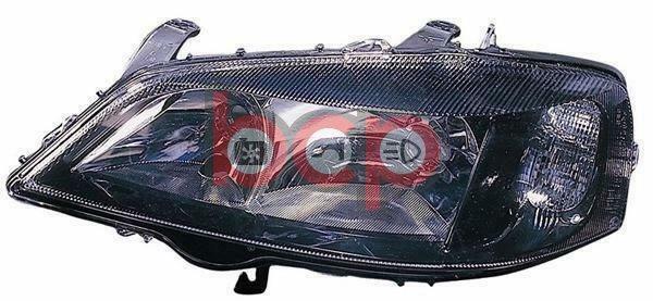 VAUXHALL ASTRA G MK4 98-04 HEADLIGHTS HEADLAMPS 1 PAIR BLACK GSI RIGHT &LEFT