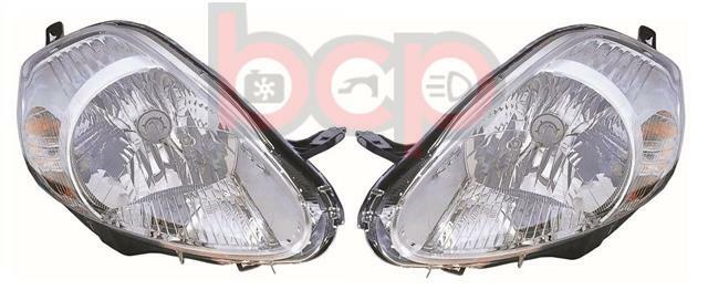 FIAT PUNTO GRANDE 06-08 PAIR OF FRONT HEADLIGHTS LEFT + RIGHT BRAND NEW
