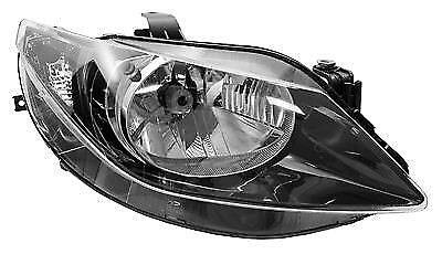 SEAT IBIZA 2008 – 2012 SINGLE REFLECTOR HEADLIGHT HALOGEN DRIVERS RIGHT NEW