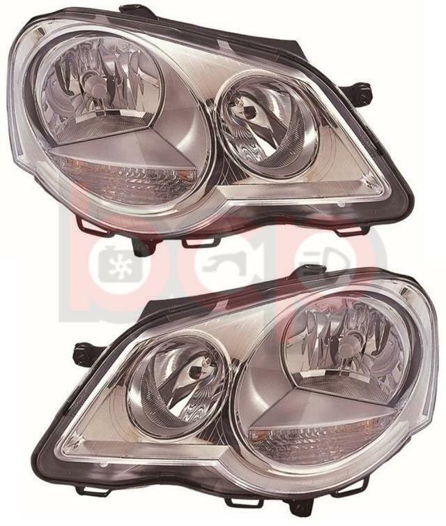 VW POLO 9N3 2005-2009 HEADLIGHTS HEADLAMP PAIR LEFT RIGHT DRIVERS PASSENGERS NEW