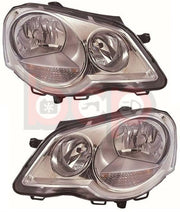 VW POLO 9N3 2005-2009 HEADLIGHTS HEADLAMP PAIR LEFT RIGHT DRIVERS PASSENGERS NEW