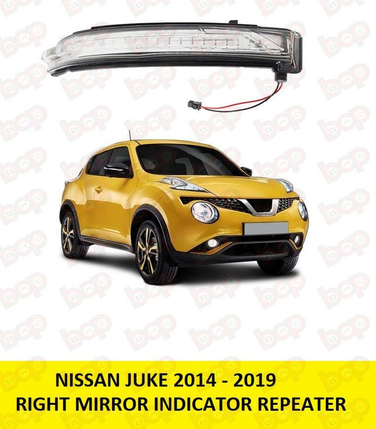 FOR NISSAN JUKE 2014 - 2019 DOOR MIRROR INDICATOR REPEATER LED RIGHT DRIVER SIDE