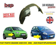 FIAT GRANDE PUNTO 2006 - 10 RIGHT SIDE FRONT WHEEL ARCH LINER INNER WING SPLASH