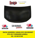 Load image into Gallery viewer, DACIA SANDERO LOGAN STEPWAY 2013 - 2020 BONNET 651001918R