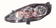 FORD FIESTA MK7 2008-2012 BLACK HALOGEN HEADLIGHT HEADLAMP PASSENGERS SIDE NEW