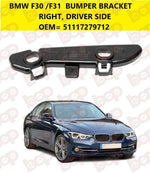 Load image into Gallery viewer, BMW 3 SERIES F30 FRONT BUMPER BRACKET WING GUIDE 51117279712 RIGHT DRIVERS SIDE
