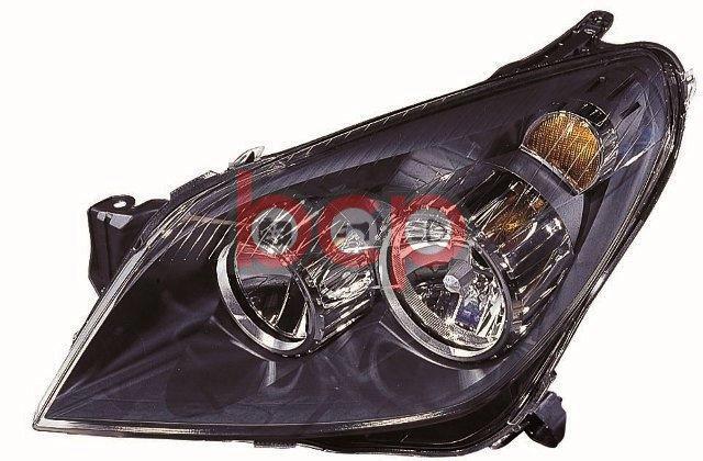VAUXHALL ASTRA H MK5 04-10 BLACK HEADLIGHT HEADLAMP PASSENGER SIDE LEFT N/S