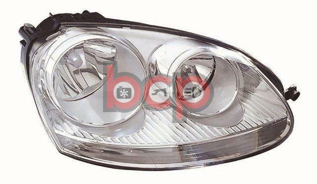VW GOLF  JETTA MK5 2004 - 2009 CHROME HEADLAMP HEADLIGHT O/S RIGHT DRIVERS SIDE