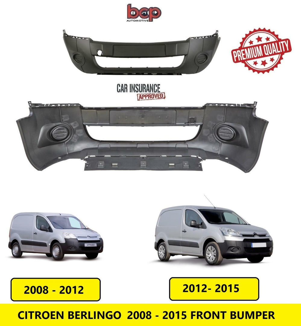 CITROEN BERLINGO FRONT BUMPER 2008 2009 2010 2012 2013 2014 2015 TEXTURED