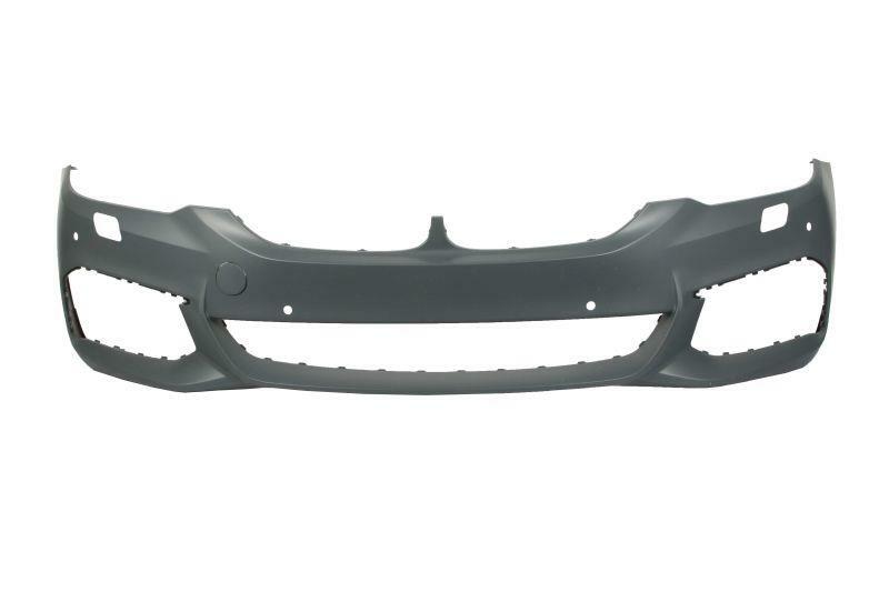 BMW 5 SERIES G30 2017 - 2020 FRONT BUMPER PRIMED  SENSOR & WASHER HOLE  M SPORT