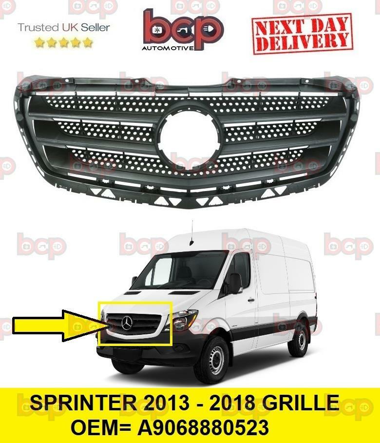 MERCEDES SPRINTER GRILLE 2013 - 2018 RADIATOR MAIN GRILLE OE QUALITY A9068880523