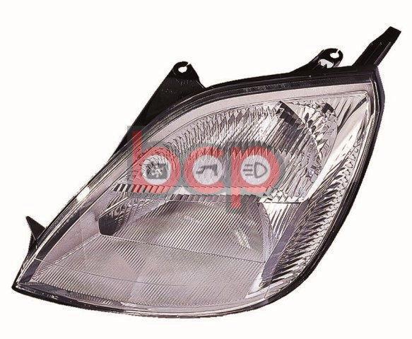 Ford Fiesta MK6 2002-2005 Chrome Halogen Headlight / Lamp Passenger Side N/S