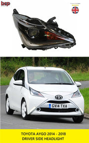 TOYOTA AYGO 2015 - 2018 HEADLIGHT HEADLAMP RIGHT DRIVER SIDE 811300H141 NEW