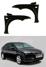 FORD FOCUS 2005  2006 2007 FRONT WINGS PAIR LEFT & RIGHT NEED TO BE PAINTED NEW