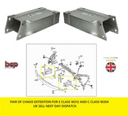 MERCEDES C CLASS W204 FRONT LEFT & RIGHT IMPACT CHASSIS ABSORBER BOTH SIDE