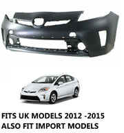TOYOTA PRIUS 2012 -2015 FRONT BUMPER NEW NO WASHER OR SENSOR HOLES INSURANCE