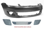 Load image into Gallery viewer, FORD FIESTA MK6 2005 - 2008 FRONT BUMPER KIT WITH GRILLES NOT ST OR ZETEC S
