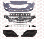 Load image into Gallery viewer, VAUXHALL CORSA E FRONT BUMPER COMPLETE KIT 2015 - 2019 PRIMED NO FOG HOLES
