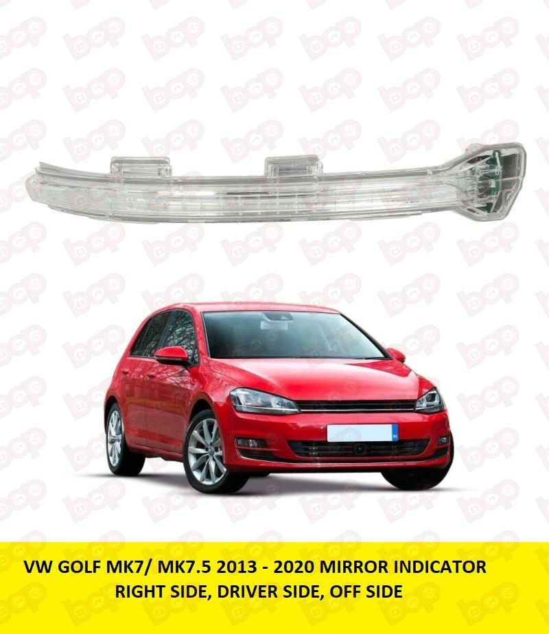 VW GOLF DOOR MIRROR INDICATOR REPEATER LED RIGHT DRIVER SIDE MK7 2012 - 2017