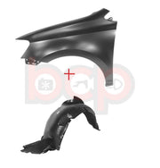 VOLKSWAGEN POLO 6R 2009 - 2017 FRONT WING WITH SPLASHGUARD INNER ARCH LEFT SIDE