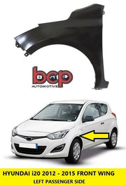 HYUNDAI i20 2012 - 2014 FRONT WING LEFT PASSENGERS SIDE NO INDICATOR HOLE