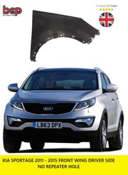KIA SPORTAGE 2011 -2015 FRONT WING RIGHT DRIVERS SIDE INSURANCE APPROVED NEW