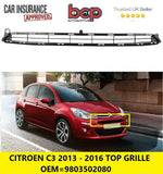 Load image into Gallery viewer, CITROEN C3 2013 - 2016 FRONT UPPER CENTRE BUMPER GRILLE STANDARD MODELS NEW OEM
