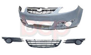 VAUXHALL CORSA D 2007 - 2011 FRONT BUMPER COMPLETE WITH GRILLES NO FOG PRIMED
