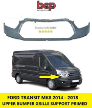 FORD TRANSIT VAN MK8 2014 - 2018 FRONT BUMPER UPPER PRIMED SECTION NEED PAINTING