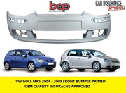 VW GOLF MK5 2004 - 2008 FRONT BUMPER PRIMED BRAND NEW INSURACNE APPROVED