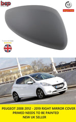 Load image into Gallery viewer, PEUGEOT 208 2012 – 2019 DOOR WING MIRROR COVER RIGHT DRIVER SIDE NEW 1607513080