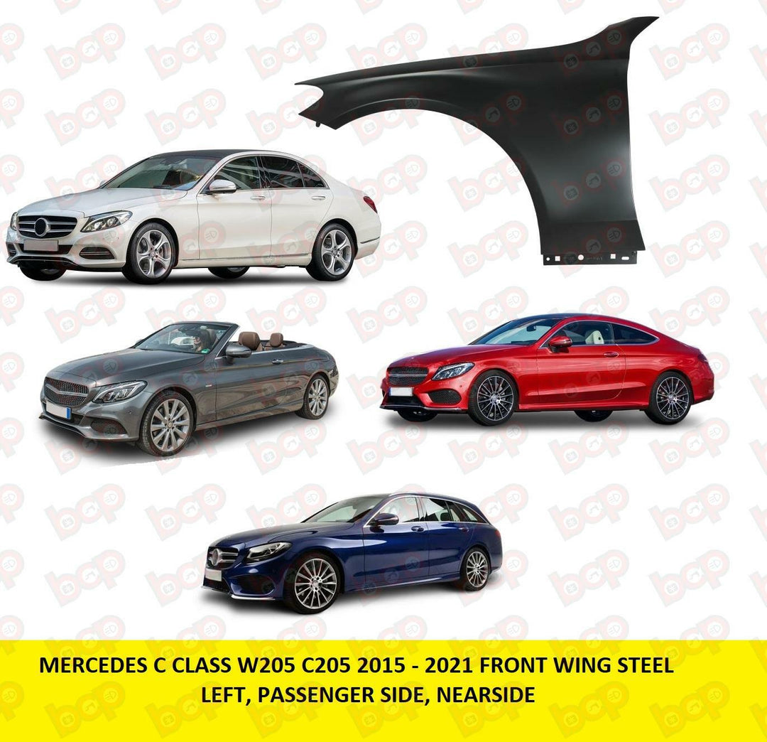 MERCEDES C CLASS W205 2014 - 2019 FRONT WING LEFT PASSENGERS SIDE NEW STEEL