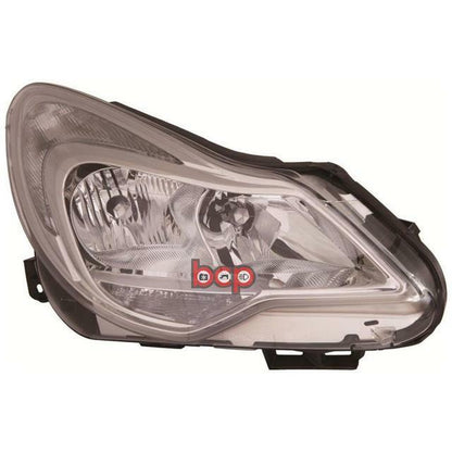 VAUXHALL CORSA D 2011 2012 2013 2014 HEADLIGHT HEADLAMP CHROME DRIVER RIGHT