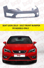 Load image into Gallery viewer, SEAT LEON 2012 - 2017 FRONT BUMPER  FR MODEL WITH PARKING SENSOR HOLESNEW

