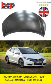 HONDA CIVIC 2012 - 2015 BONNET PRIMED INSURANCE APPROVED OEM QUALITY 60100TV0E01